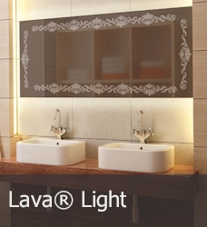 Infrared heating panel- Lava mirror Light