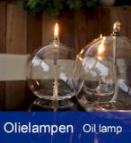 Oil lamp glass