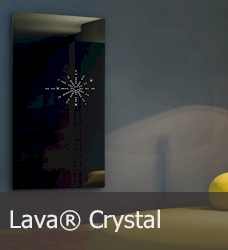 Infrarood verwarming spiegel Lava Crystal