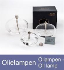 Oil lamp - glass oil lichters Oil lamp Peri glass