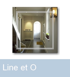 Wardrobe mirrors Line et O