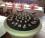 lazy susan 60cm tempered black toned glass plate for buffet